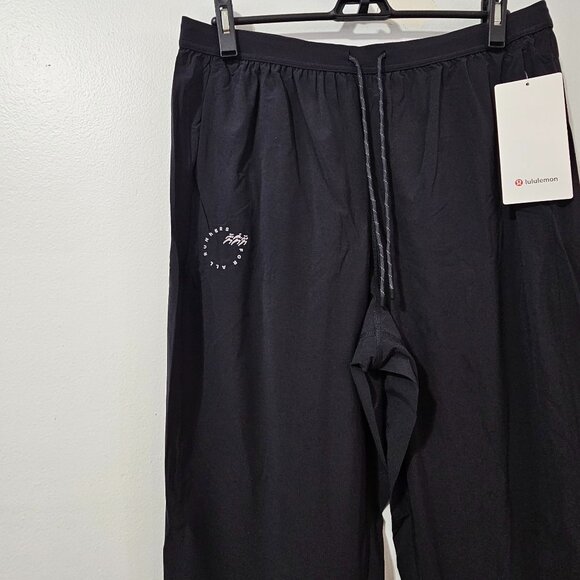 Lululemon Mile Maker Run Crew Graphic HR Track Pant - Black - Size L - LW5GVQS - Picture 5 of 8